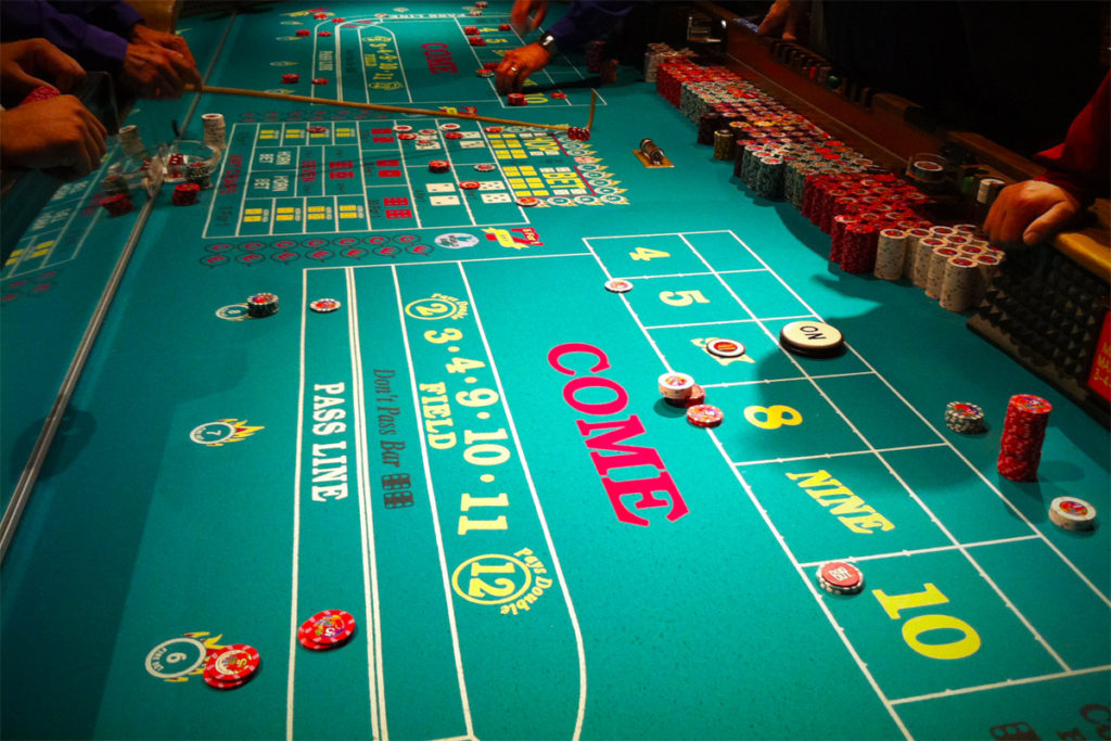 Used craps table